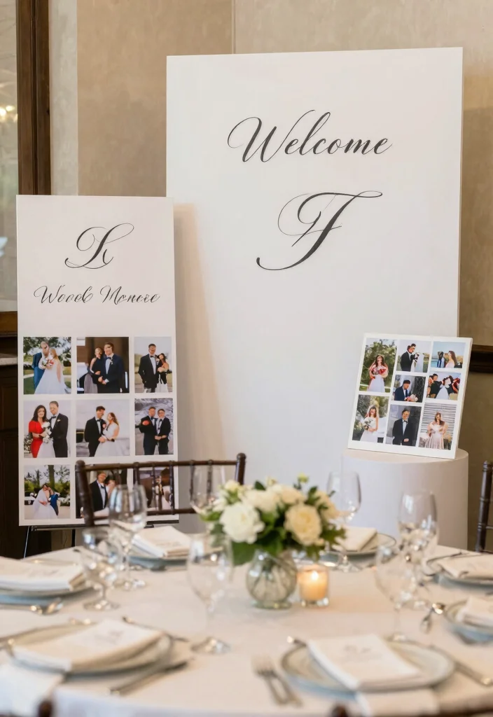 14 Wedding Hall Decoration Ideas That Feel Grand and Polished 49 14 Wedding Hall Decoration Ideas That Feel Grand and Polished 9. Personalized Decor 0