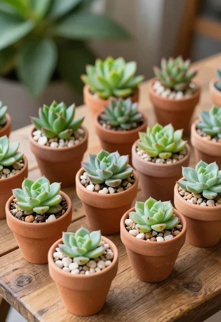 14 Wedding Party Favor Ideas for Guests on a Budget 1 14 Wedding Party Favor Ideas for Guests on a Budget 1. Mini Potted Succulents 0