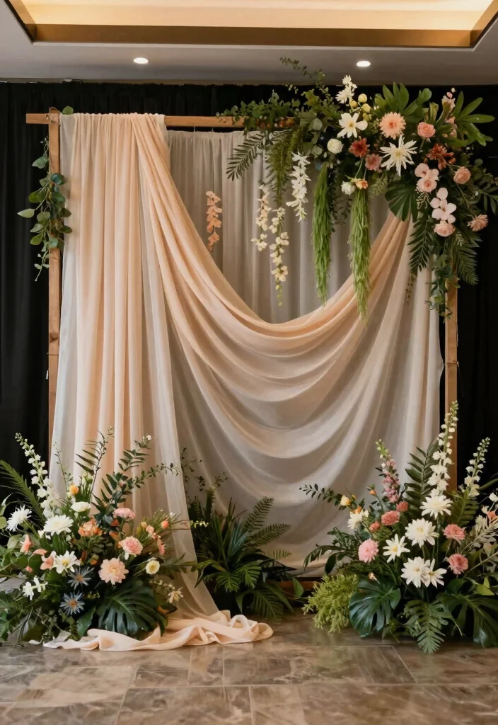 14 Wedding Shower Decoration Ideas That Feel Stylish and Simple 10. Natural Backdrops 0