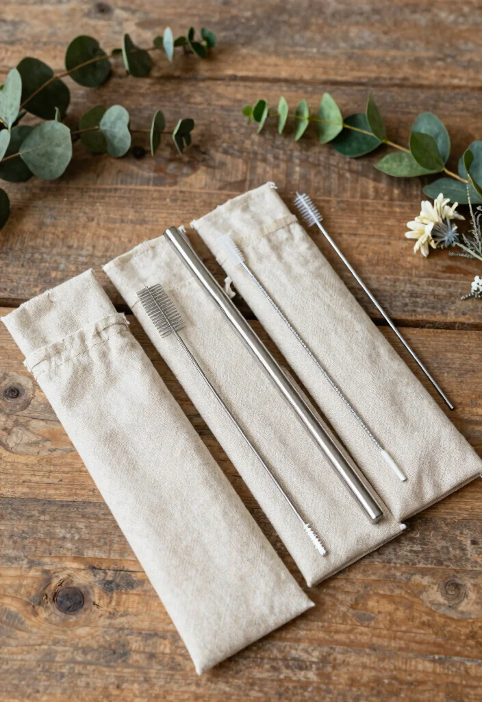 15 Creative Wedding Favor Ideas for Modern and Stylish Weddings 12 15 Creative Wedding Favor Ideas for Modern and Stylish Weddings 2. Reusable Straw Sets Sip Sustainably 0