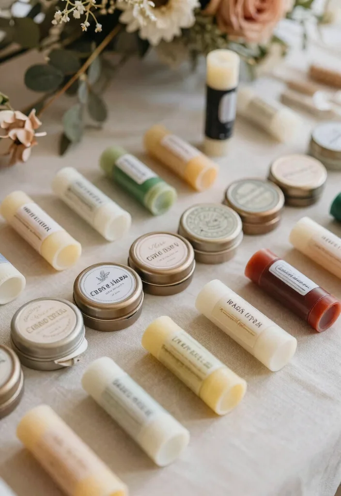 15 Wedding Guest Favor Ideas That Feel Thoughtful and Useful 11. Natural Lip Balm 0