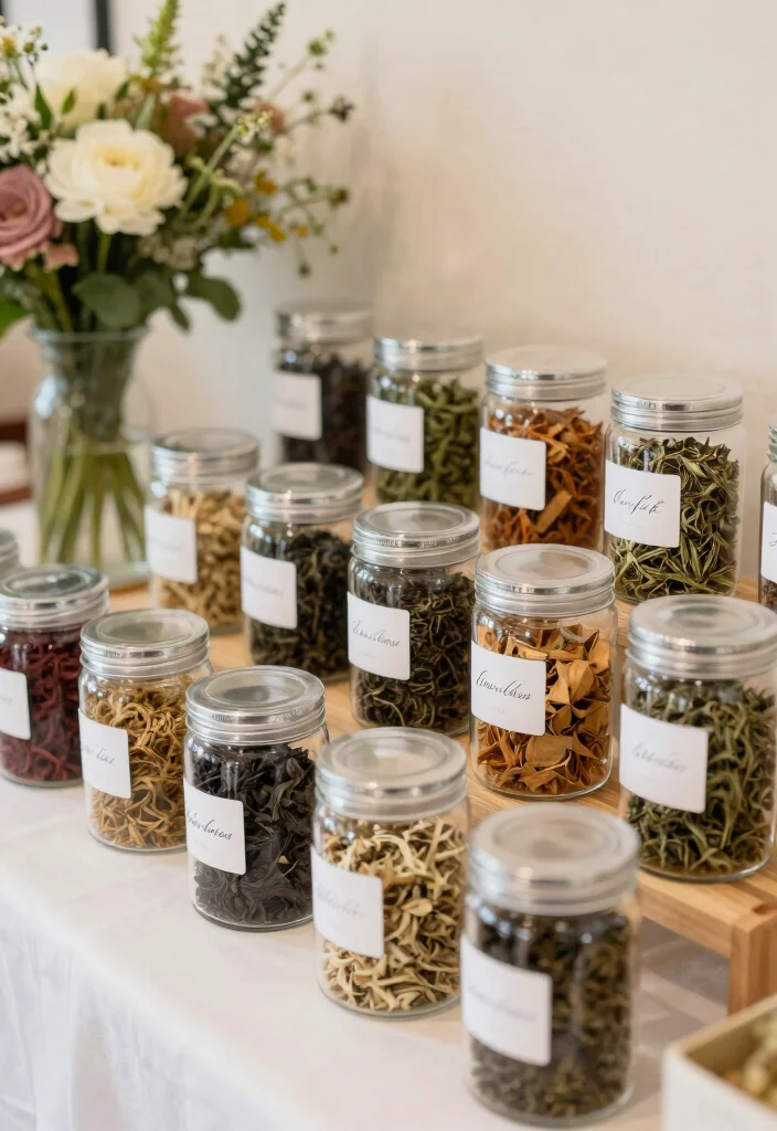 15 Wedding Guest Favor Ideas That Feel Thoughtful and Useful 14. Tea Blends 0