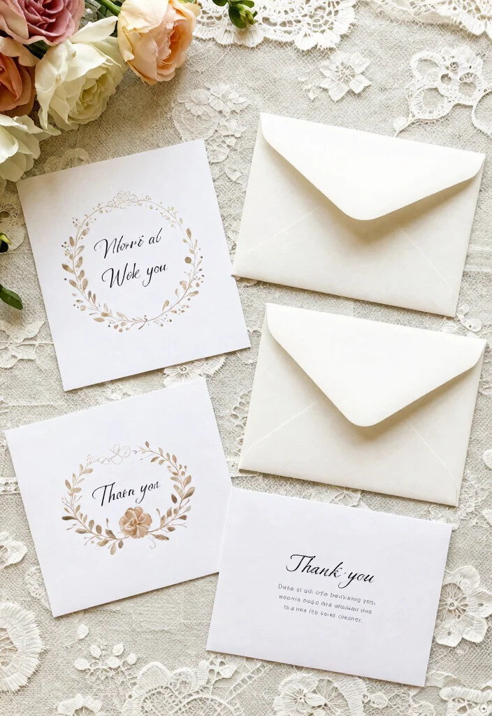 15 Wedding Guest Gift and Party Favor Ideas That Feel Thoughtful 65 15 Wedding Guest Gift and Party Favor Ideas That Feel Thoughtful 15. Personalized Thank You Notes 0