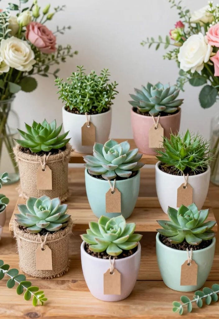 15 Wedding Guest Gift and Party Favor Ideas That Feel Thoughtful 24 15 Wedding Guest Gift and Party Favor Ideas That Feel Thoughtful 4. Potted Plants 0