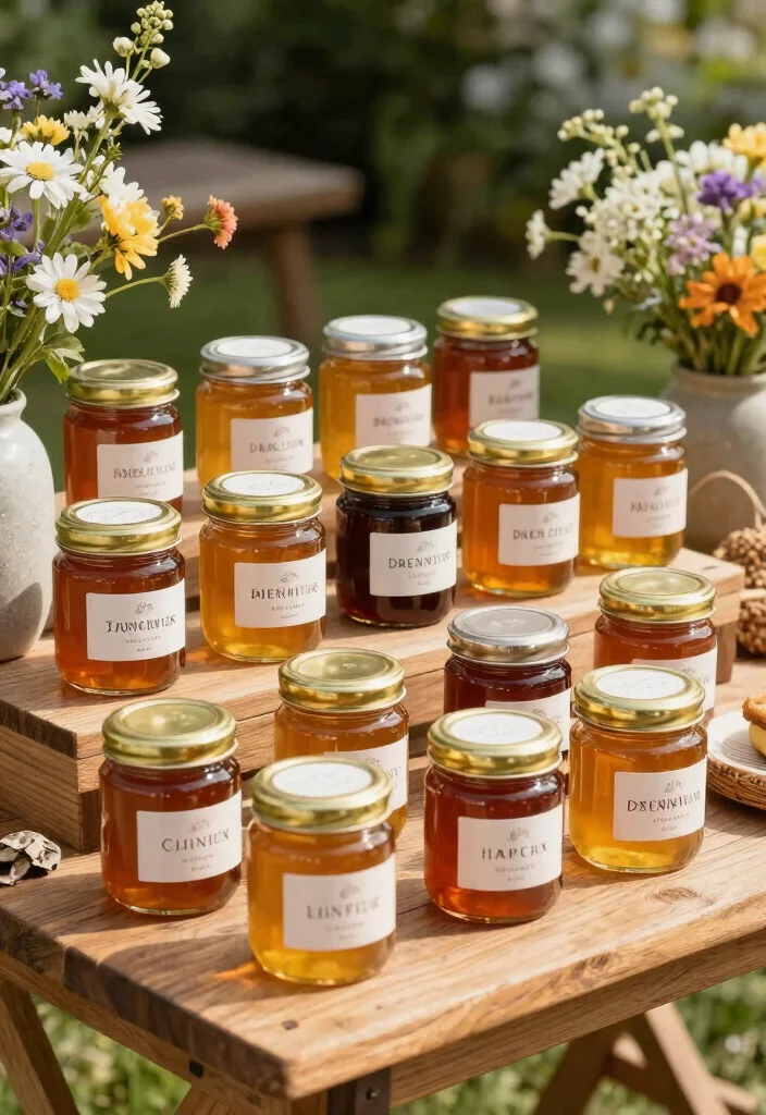 15 Wedding Guest Gift and Party Favor Ideas That Feel Thoughtful 28 15 Wedding Guest Gift and Party Favor Ideas That Feel Thoughtful 8. Mini Jars of Honey 0