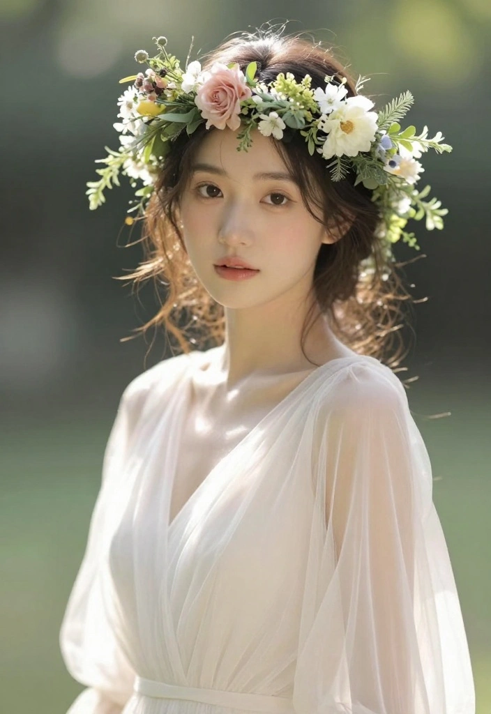 16 DIY Wedding Decoration Ideas That Are Easy and Budget Friendly 55 16 DIY Wedding Decoration Ideas That Are Easy and Budget Friendly 15. Elegant Flower Crown for the Bride 0