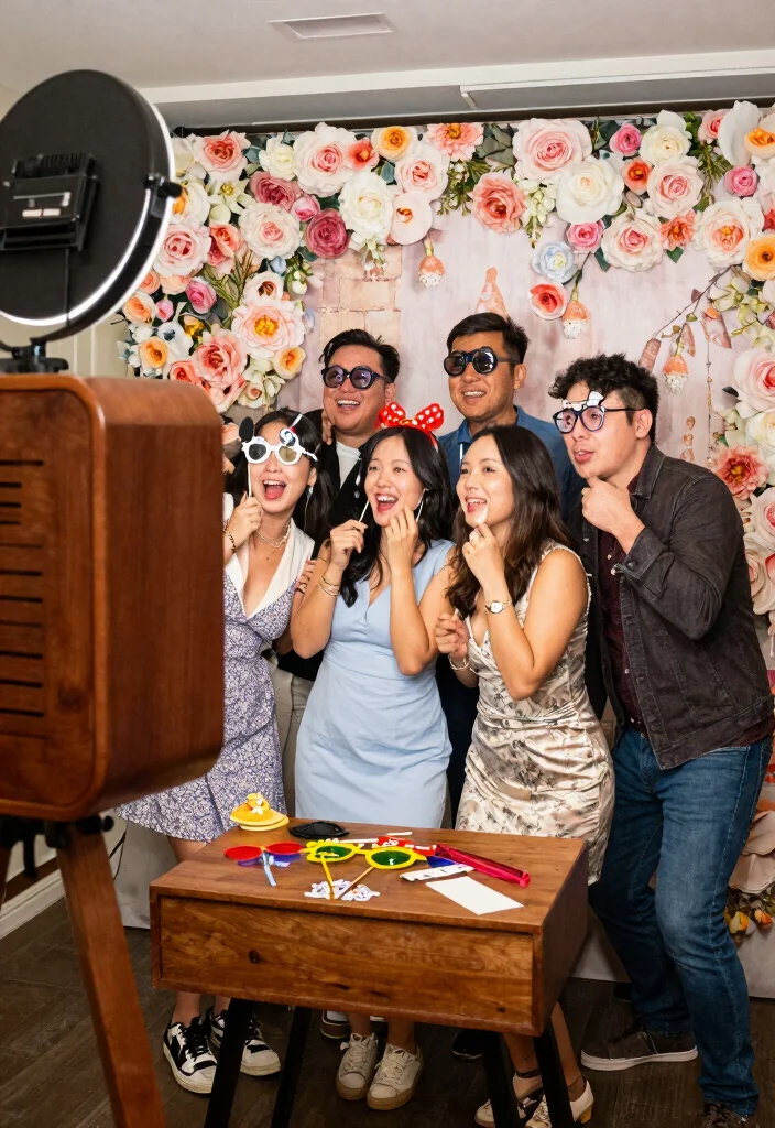 16 Dream Wedding Decoration Ideas for a Fairytale Celebration 9. Vintage Style Photo Booth 0