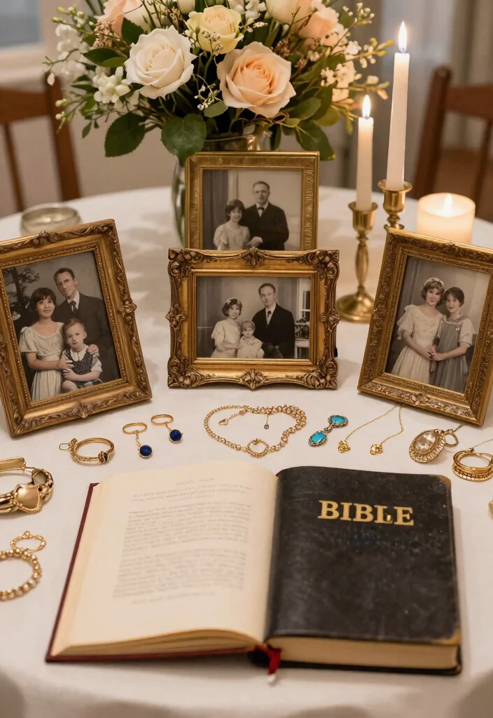 16 Elegant Wedding Decoration Ideas for a Timeless Wedding Style 66 16 Elegant Wedding Decoration Ideas for a Timeless Wedding Style 16. Timeless Elements with Family Heirlooms 0