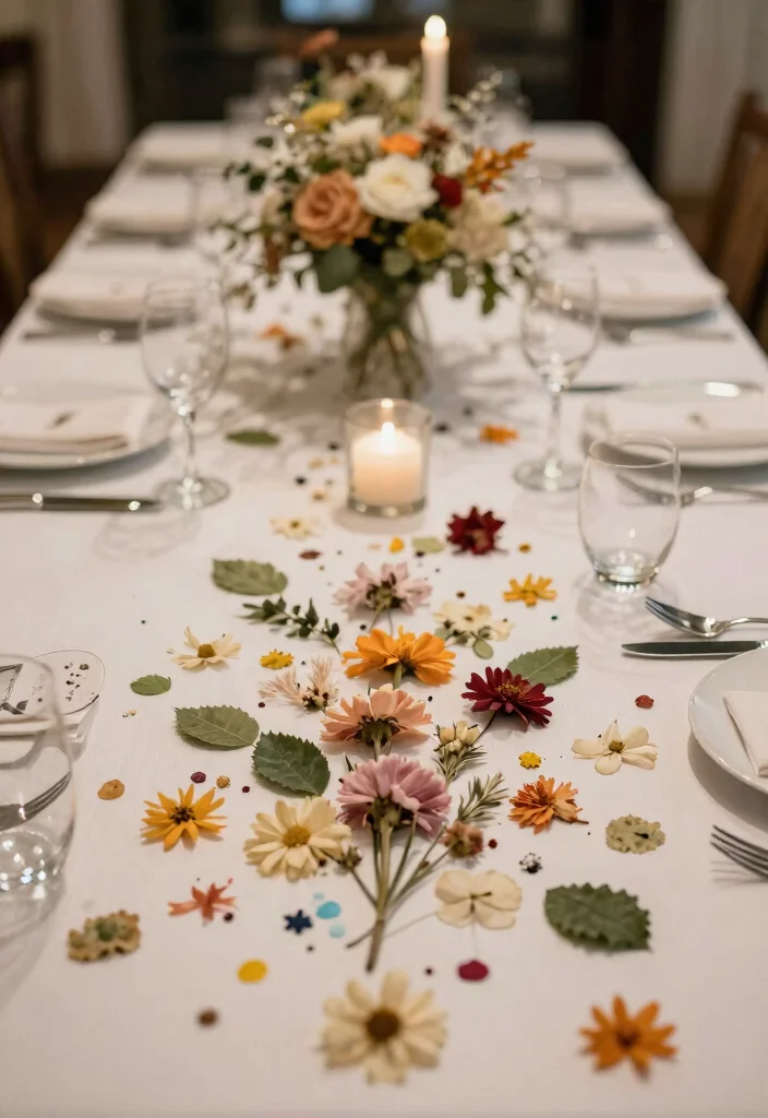 16 Table Decoration Ideas for Weddings That Work for Any Theme 16. Eco Friendly Confetti 0