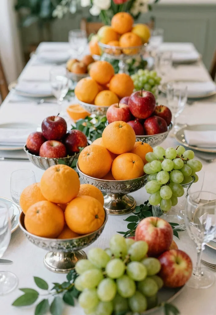 16 Table Decoration Ideas for Weddings That Work for Any Theme 5. Edible Centerpieces 0