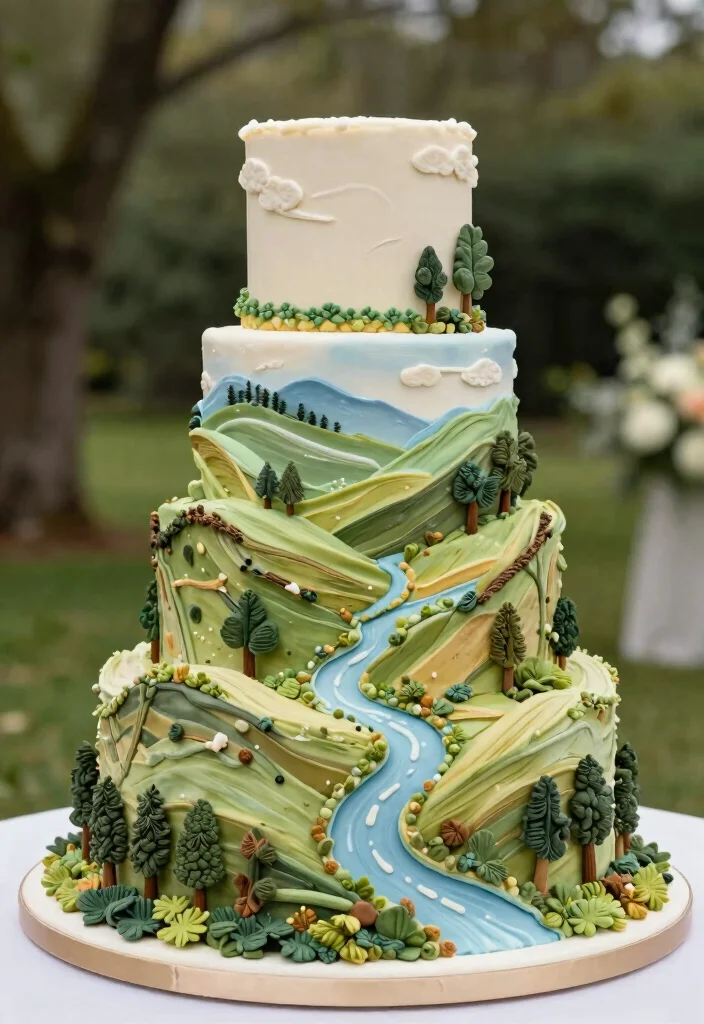 16 Wedding Cake Design Ideas That Look Elegant and Timeless 33 16 Wedding Cake Design Ideas That Look Elegant and Timeless 13. Artistic Sculpted Cakes 0