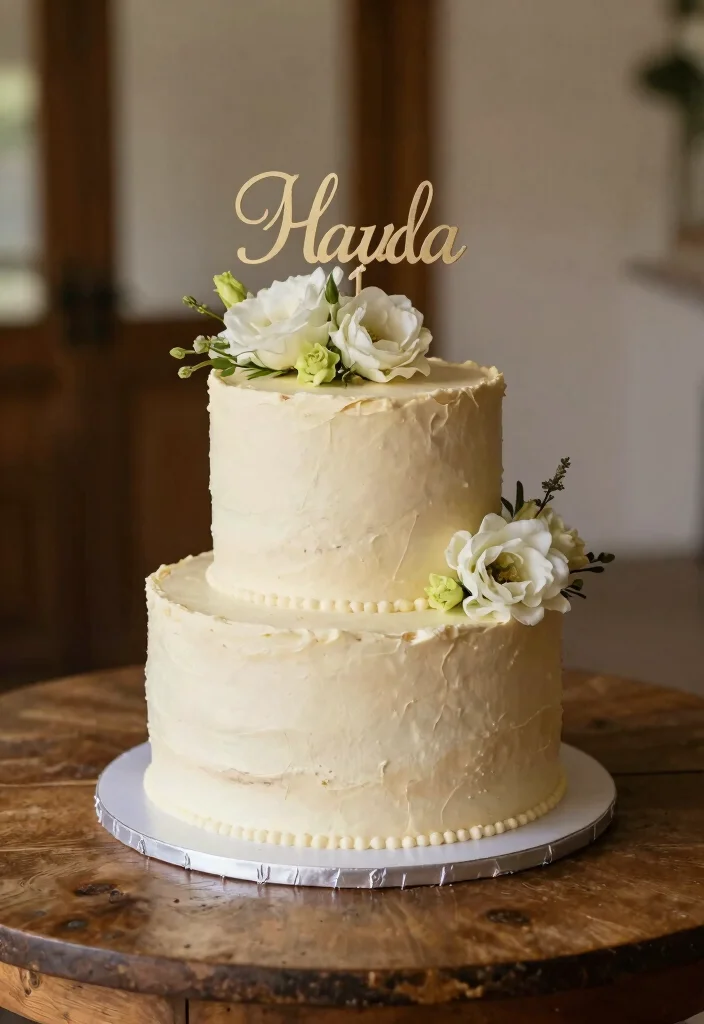 16 Wedding Cake Design Ideas That Look Elegant and Timeless 29 16 Wedding Cake Design Ideas That Look Elegant and Timeless 9. Simple Buttercream Cakes 0