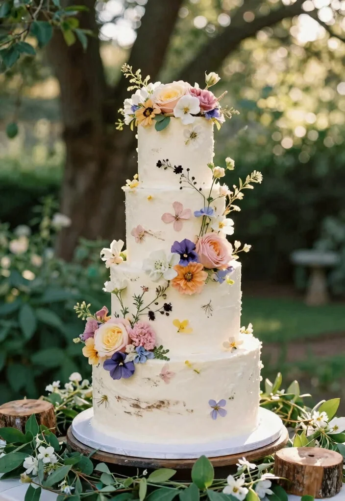16 Wedding Cake Ideas That Fit Any Wedding Theme 28 16 Wedding Cake Ideas That Fit Any Wedding Theme 8. Sweet Floral Cake 0