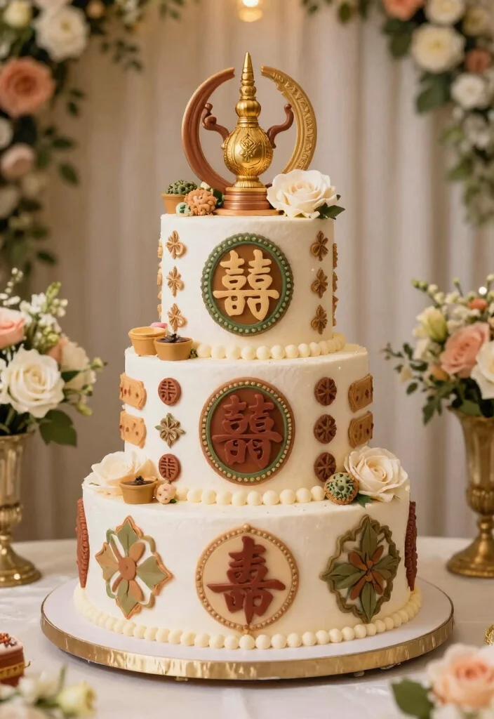 16 Wedding Cake Ideas That Work for Any Type of Wedding 65 16 Wedding Cake Ideas That Work for Any Type of Wedding 15. Cultural Cakes 0