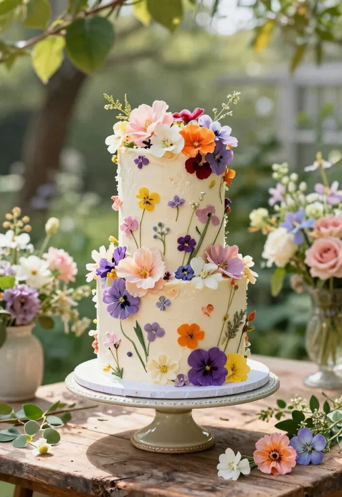 16 Wedding Cake Ideas That Work for Any Type of Wedding 13 16 Wedding Cake Ideas That Work for Any Type of Wedding 3. Floral Fantasy Cakes 0