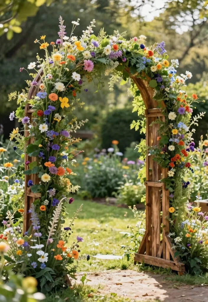 16 Wedding Ceremony Decoration Ideas for Every Wedding Style 1. Eco Friendly Floral Arches 0