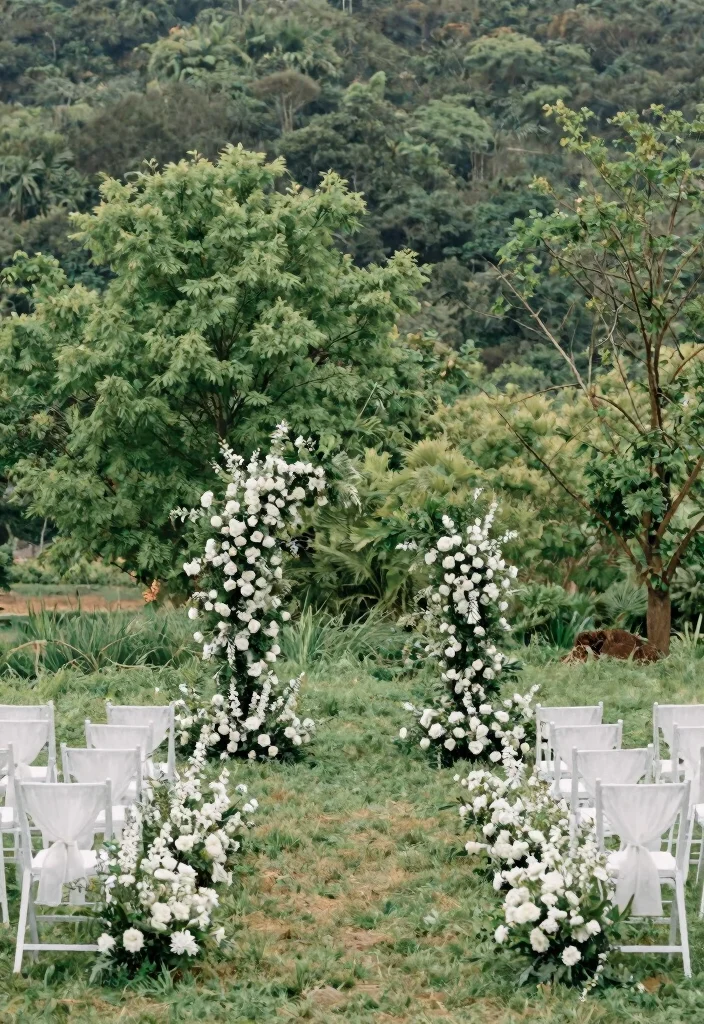 16 Wedding Ceremony Decoration Ideas for Every Wedding Style 10. Nature Inspired Ceremony Backdrops 0