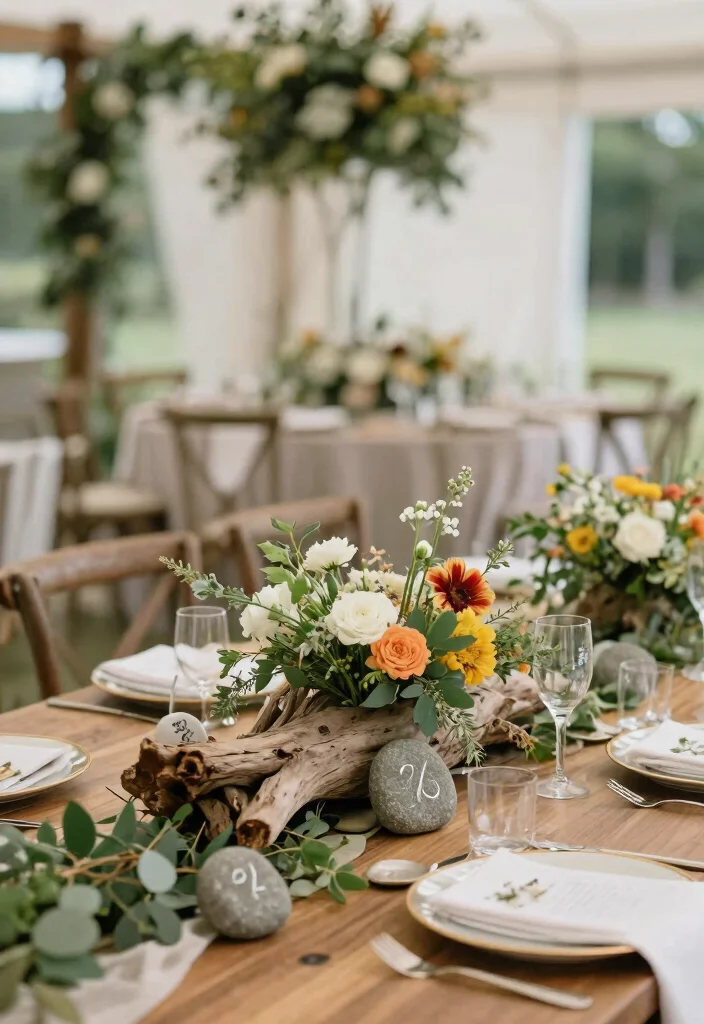 16 Wedding Reception Decoration Ideas Guests Will Truly Remember 12. Nature Inspired Themed Decorations 0