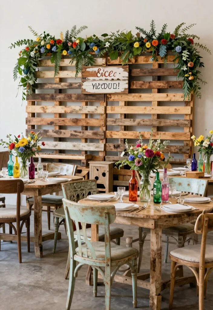 16 Wedding Reception Decoration Ideas Guests Will Truly Remember 5. Reusable and Upcycled Decorations 0