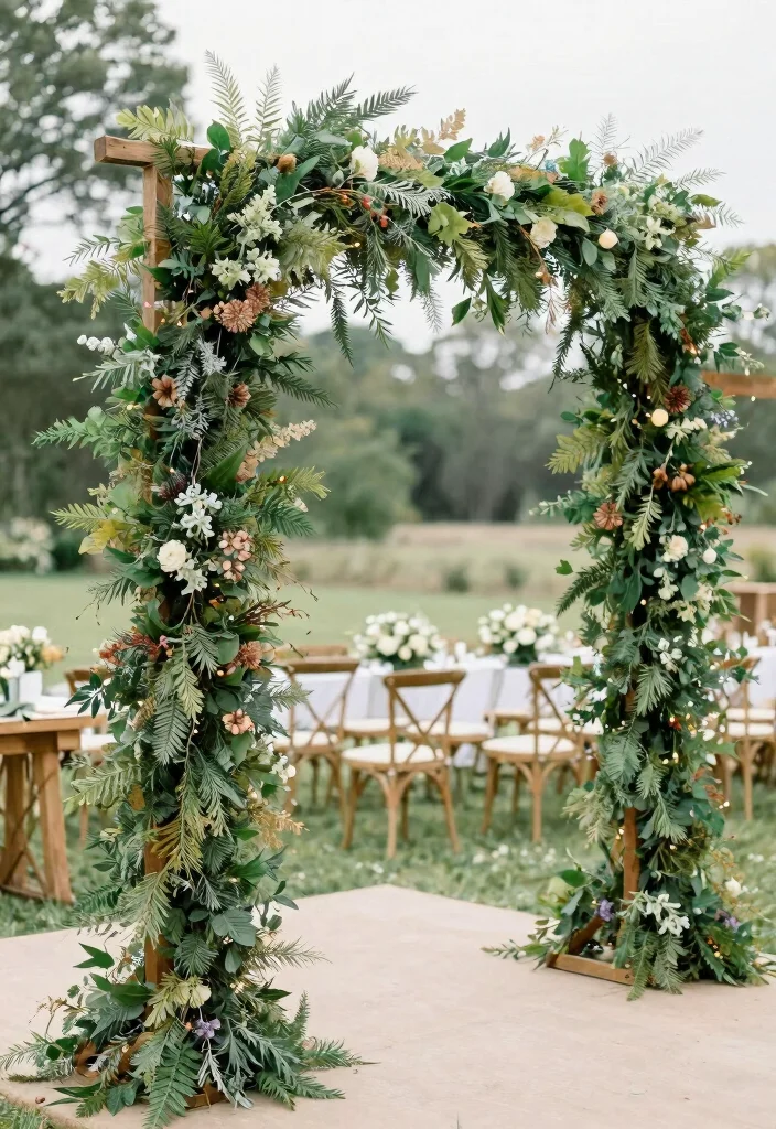 16 Wedding Venue Decoration Ideas That Set the Perfect Mood 10. Greenery Garlands 0