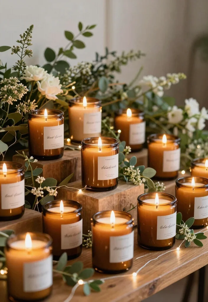 18 Best Wedding Favor Ideas for Every Budget and Wedding Style 3. Personalized Candles 0