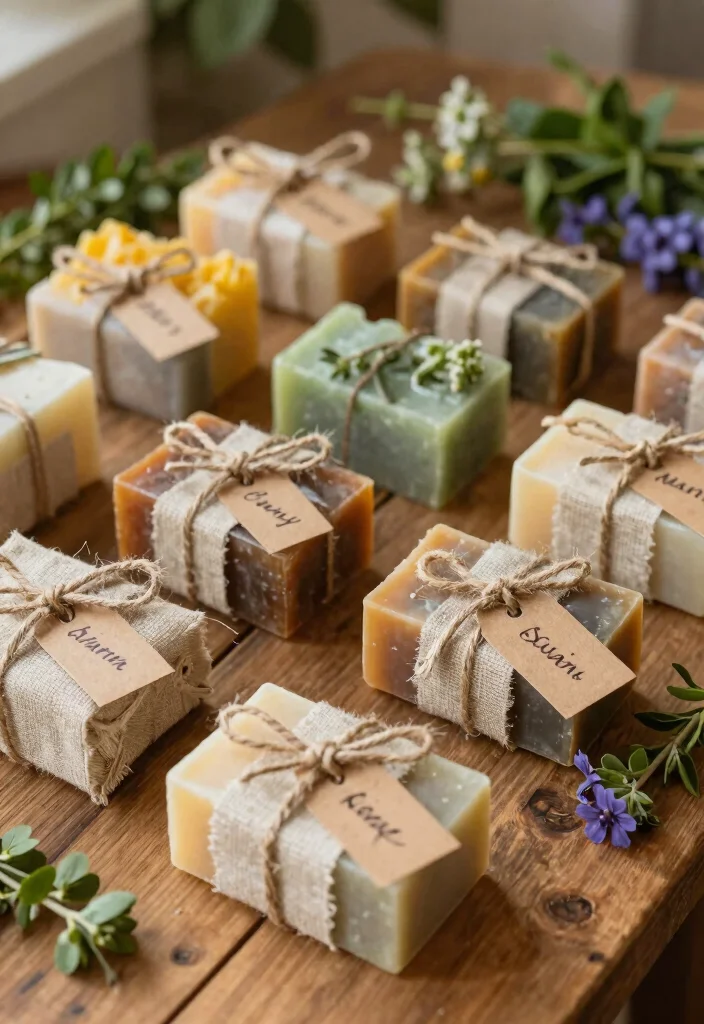 18 Best Wedding Favor Ideas for Every Budget and Wedding Style 9. Handmade Soaps 0