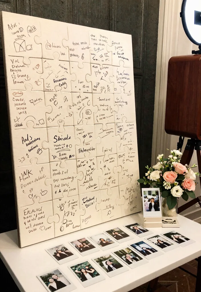 18 Wedding Decoration Ideas on a Budget That Still Look Expensive 18. Creative Guest Book Ideas 0