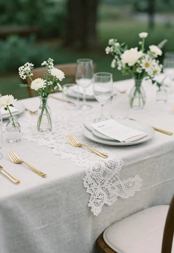 18 Wedding Decoration Ideas on a Budget That Still Look Expensive 3. Elegant Table Settings 0