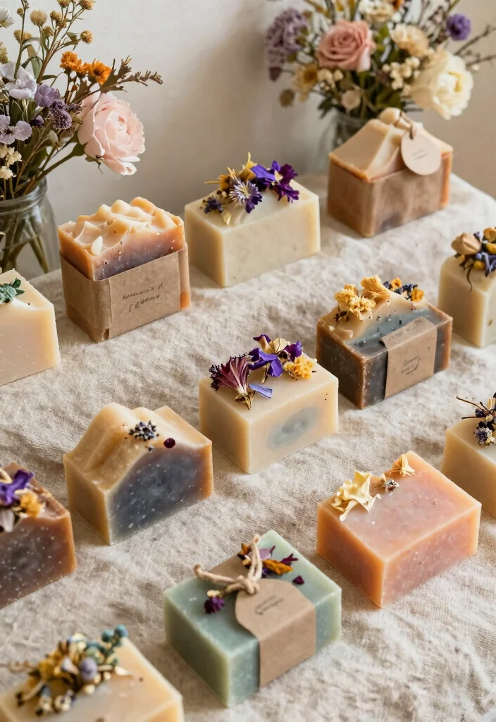 18 Wedding Favor Ideas Guests Will Actually Keep and Use 2. Handcrafted Soaps 0