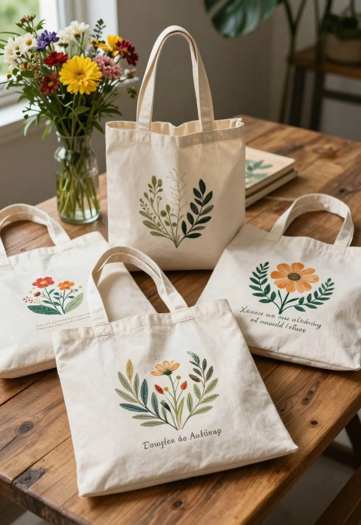 18 Wedding Favor Ideas for Guests That Feel Useful and Memorable 6. Eco Friendly Tote Bags 0