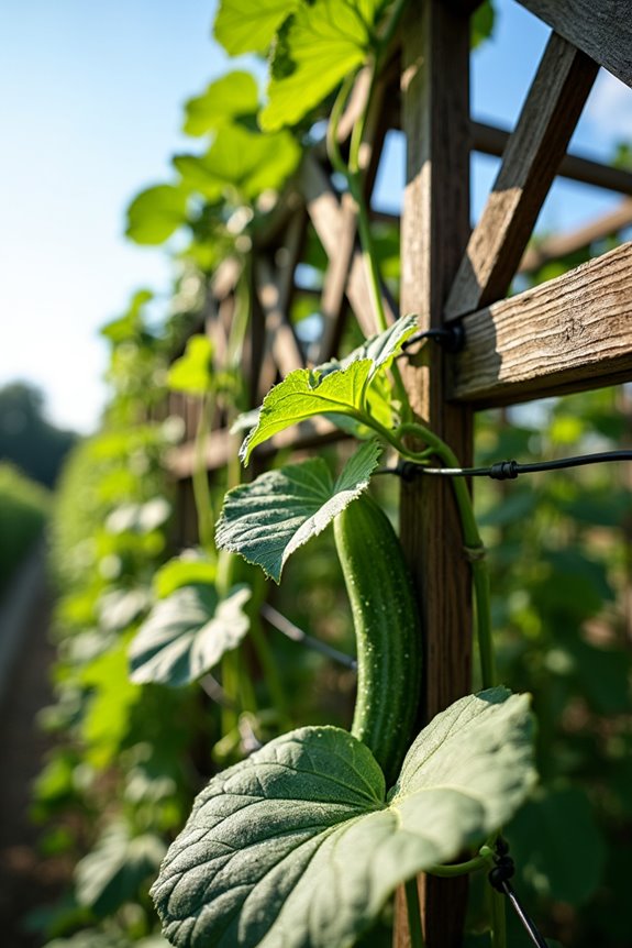 anchor trellis with sturdy bracing