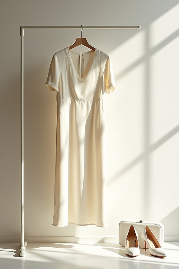 avoid full white outfits