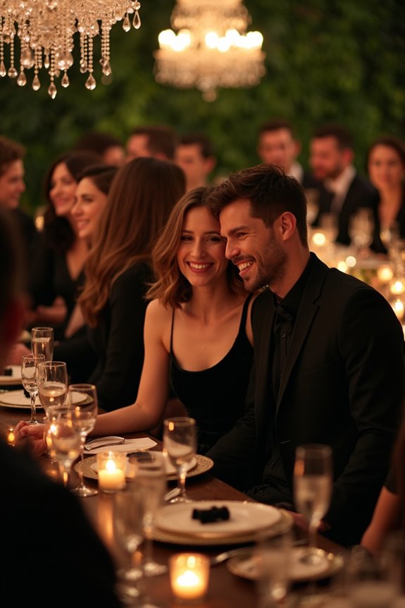 Is It Bad to Wear Black to an Engagement Party? 1 black is perfectly stylish for engagement parties