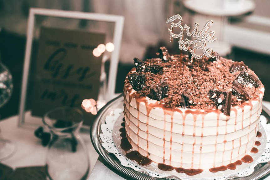 choosing the perfect wedding cake flavor