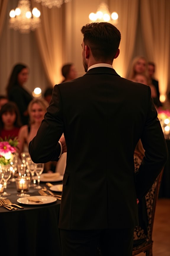 Is It Bad to Wear Black to an Engagement Party? 8 four words elevate black with sparkle