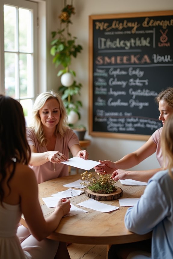 friends organize engagement party costs collaboratively