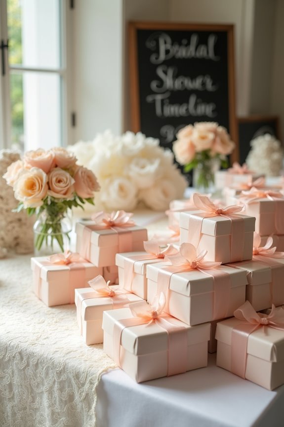 How Long Is a Bridal Shower and What to Know for Planning 4 gift displays save shower time
