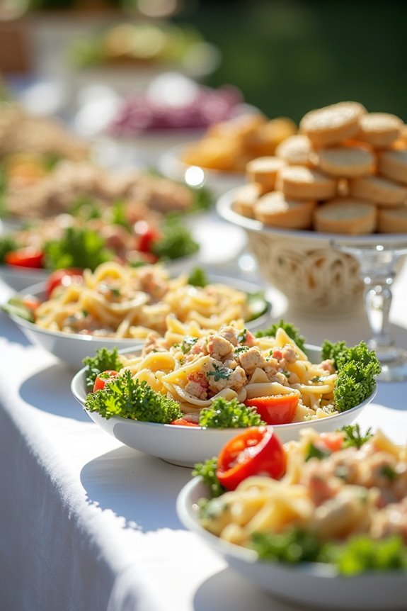 make ahead pasta salads simplify showers