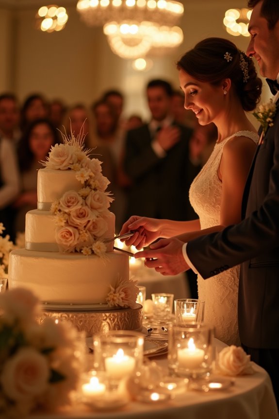 make cake cutting a highlight