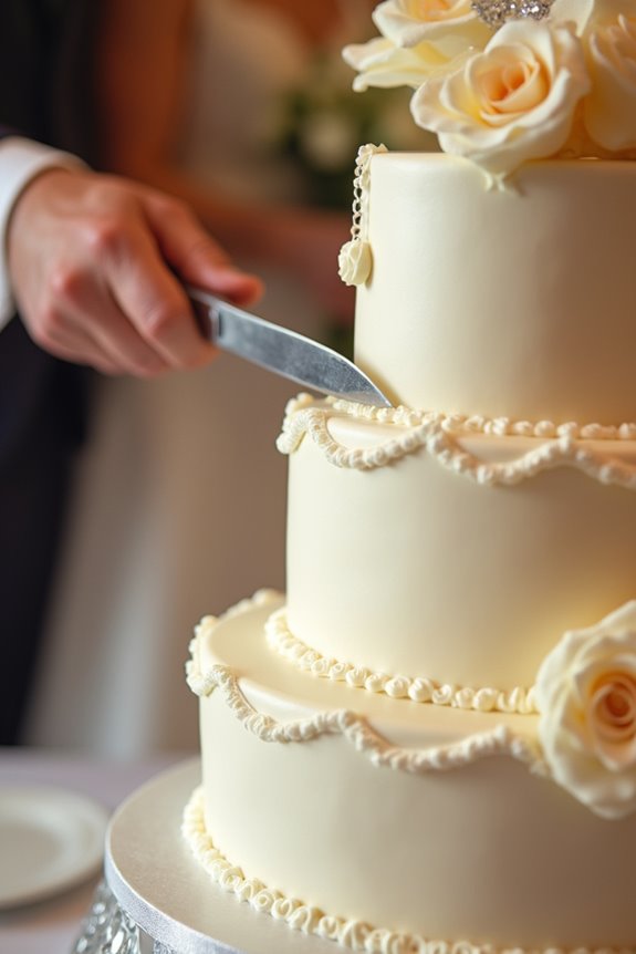 post dinner or grand entrance cake cutting