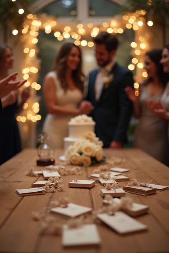 respectful giftless engagement celebration attendance