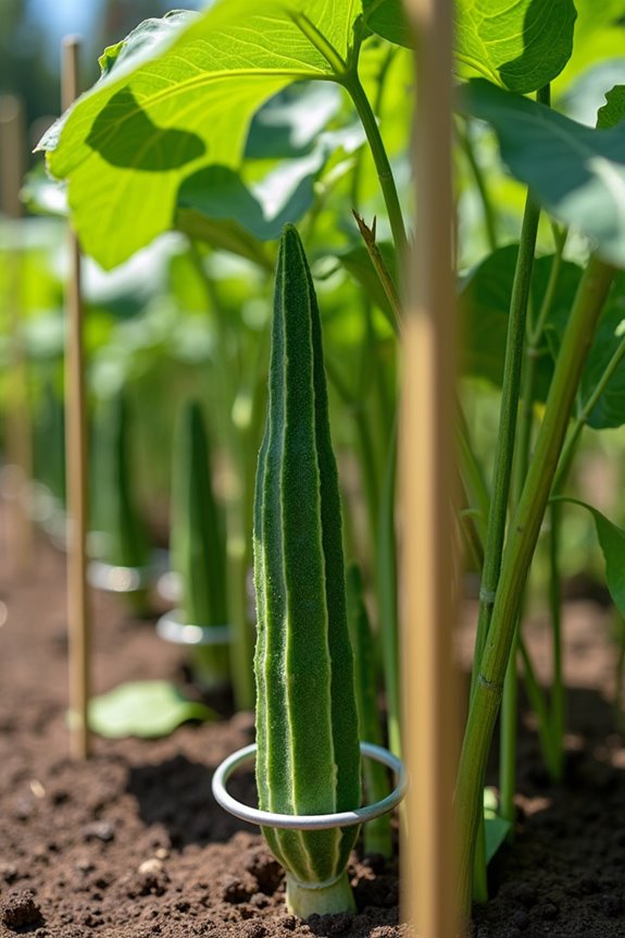 stakes cages trellises described