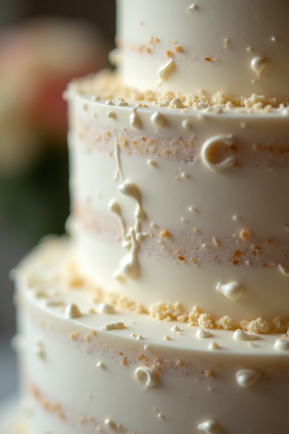 ten year frozen wedding cake edible